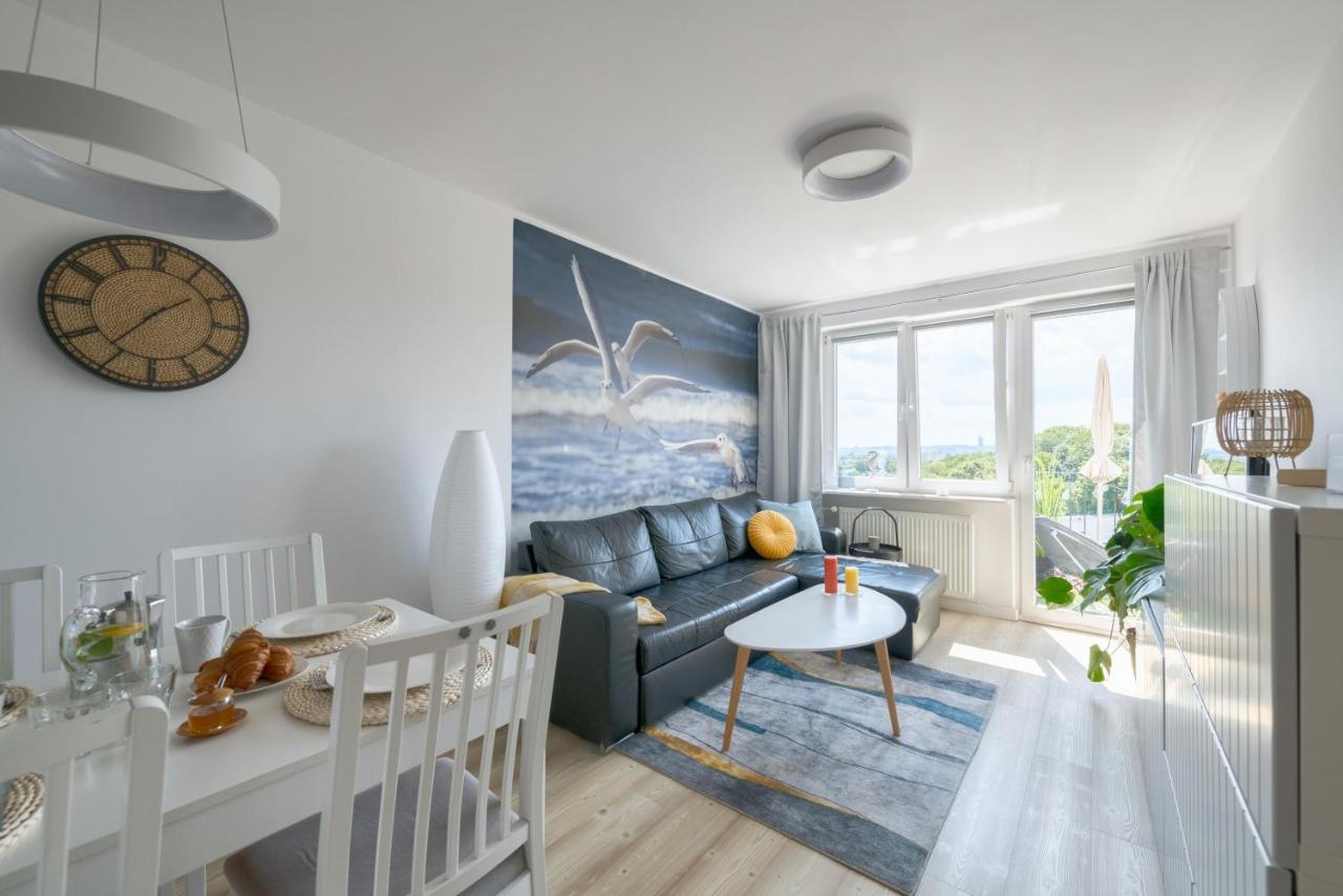 Ferienwohnung Panorama Kamienny Potok Zoppot Exterior foto